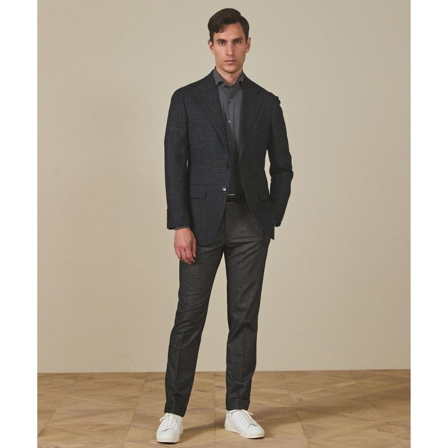 【Ermenegild Zegna/ゼニア】トロフェオ カシミヤ ジャケット_グレーチェックの画像