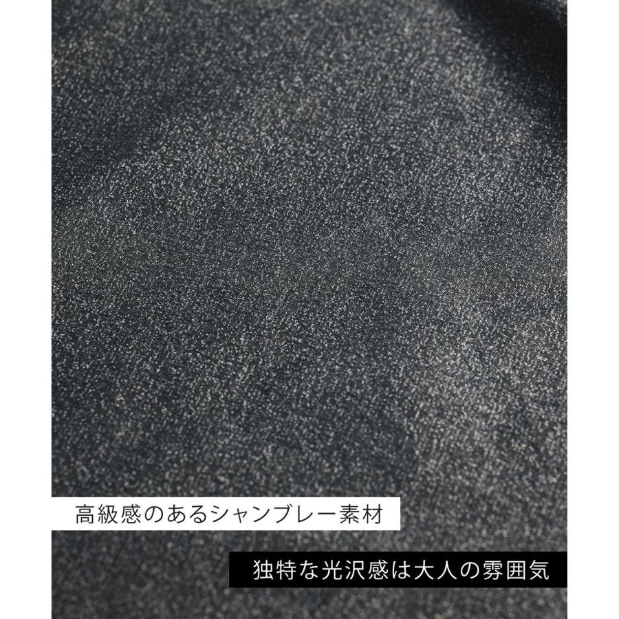 新素材【4WAY】ライトラスターシャンブレー　ダウンコートの画像