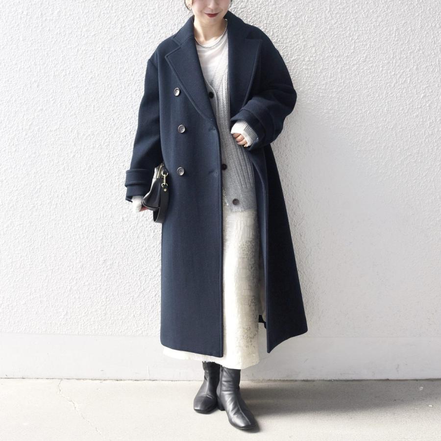 SHIPS any 【WEB限定】SHIPS any: PURE WOOL ロング テーラード コート