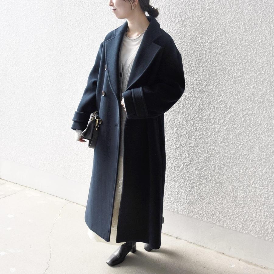 SHIPS any 【WEB限定】SHIPS any: PURE WOOL ロング テーラード コート