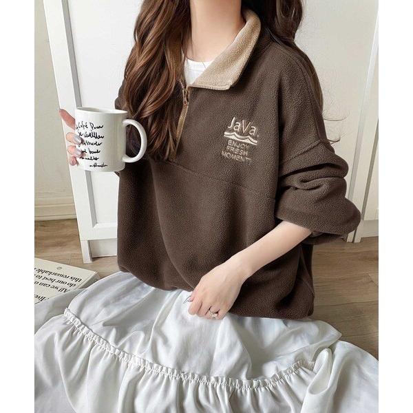 25AW新作《JaVaジャバコラボ》レトロスポーティなアノラックフリース