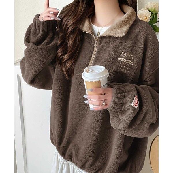 25AW新作《JaVaジャバコラボ》レトロスポーティなアノラックフリース