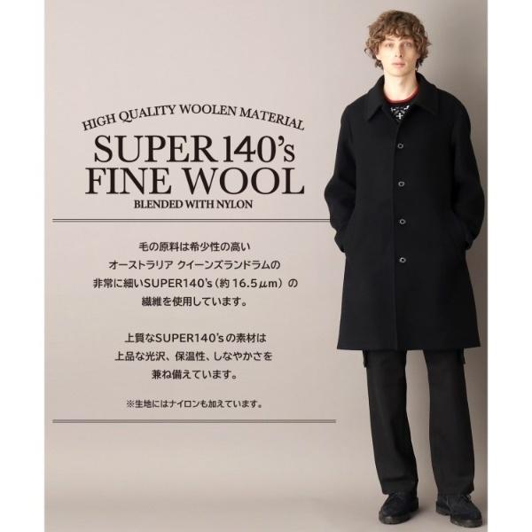 メルトン ステンカラーコート