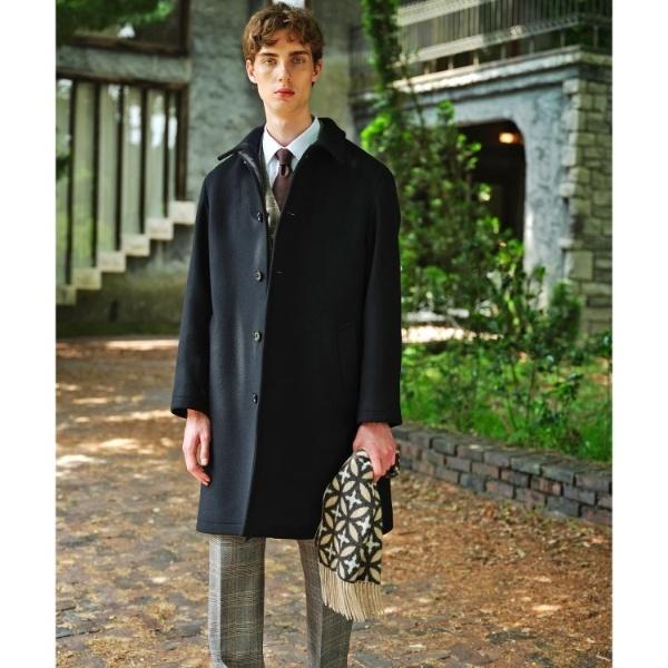 メルトン ステンカラーコート