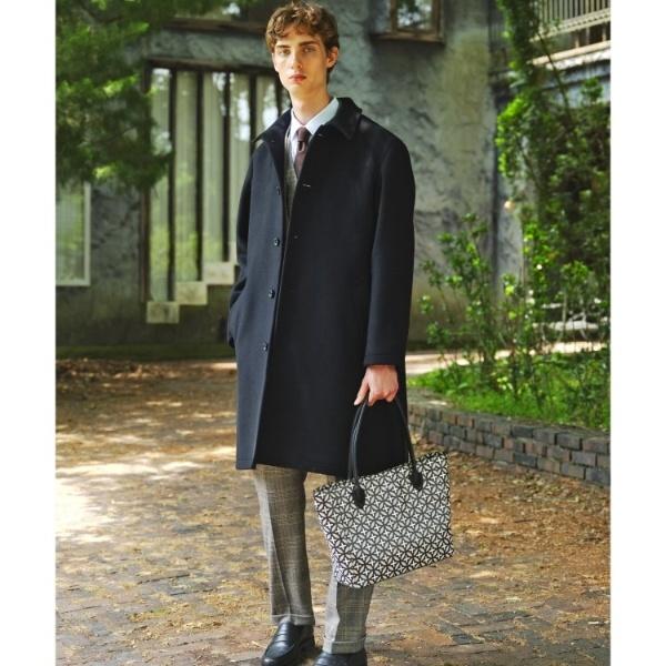 メルトン ステンカラーコート