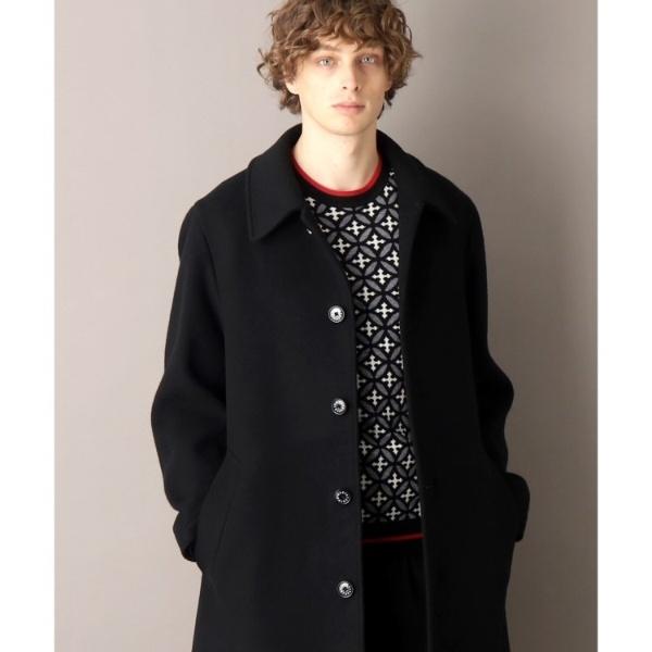 メルトン ステンカラーコート