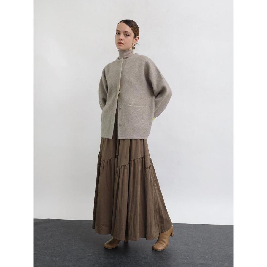 Aga（アーガ） バイカラーラクーンニットカーディガン : マルイ(丸井