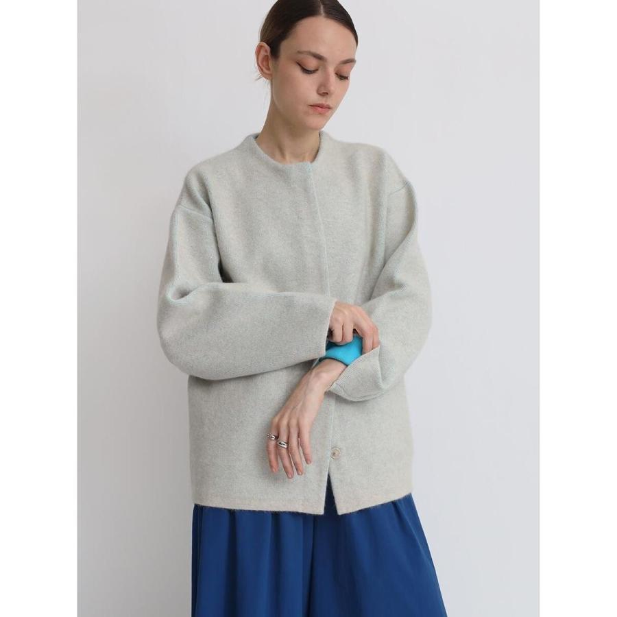 値下げアーガ Agaバイカラーコクーンニットカーディガン アーガ Aga バイカラーラクーンニットカーディガン （ブラウン） -靴