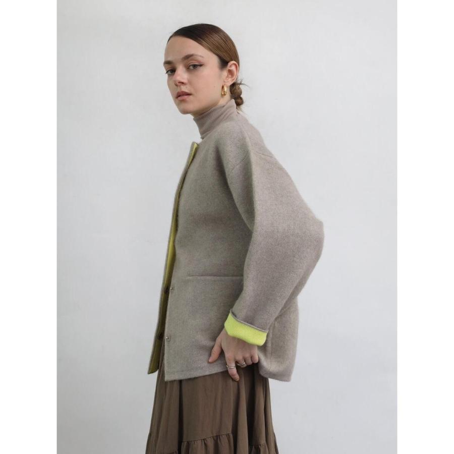 Aga（アーガ） バイカラーラクーンニットカーディガン : マルイ(丸井