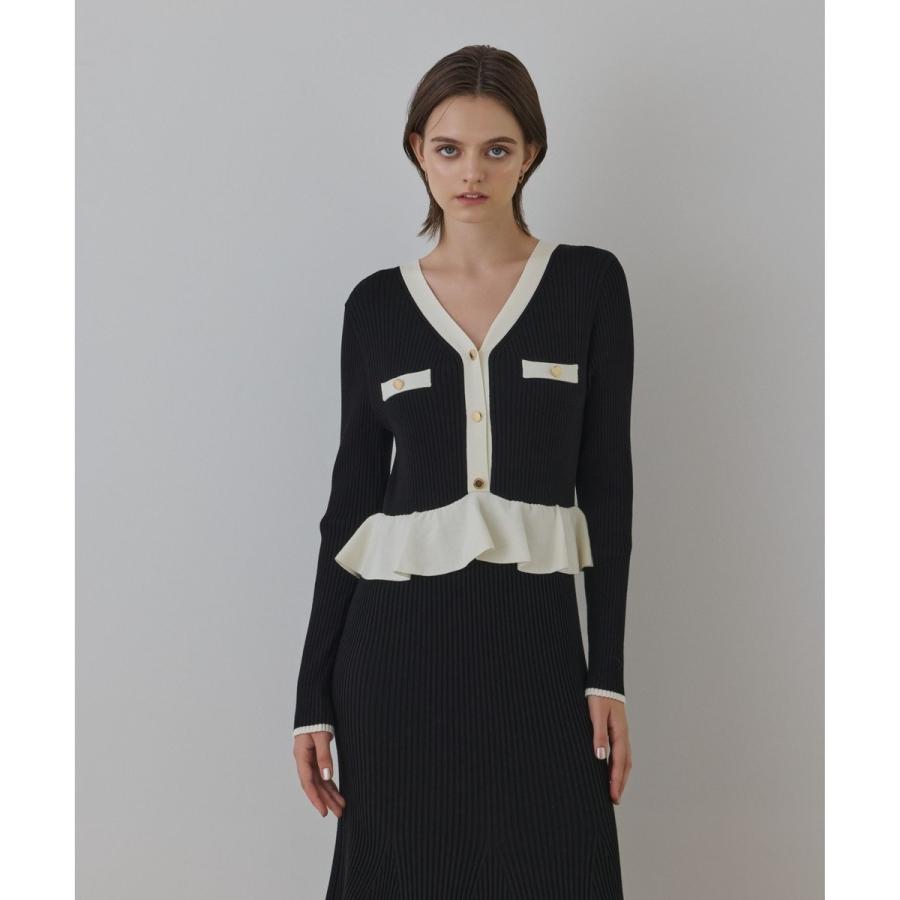 GRACE CONTINENTAL（グレースコンチネンタル） バイカラーニット