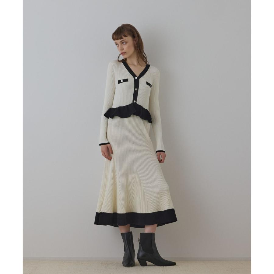 GRACE CONTINENTAL（グレースコンチネンタル） バイカラーニット