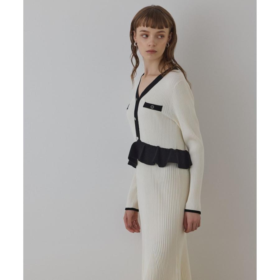 GRACE CONTINENTAL（グレースコンチネンタル） バイカラーニット