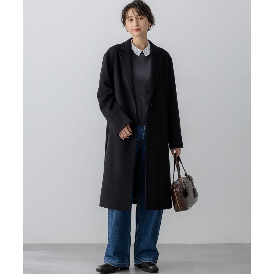 23区（ニジュウサンク） ウールカシミヤビーバー チェスター コート