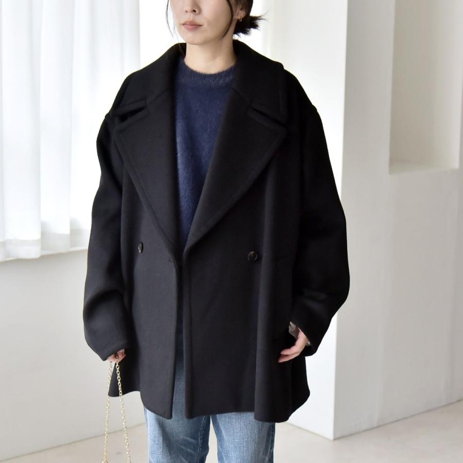 quaranciel quaranciel: PURE WOOL ダブルブレスト テーラード ハーフ