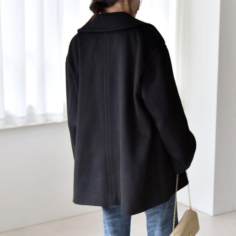 quaranciel quaranciel: PURE WOOL ダブルブレスト テーラード ハーフ