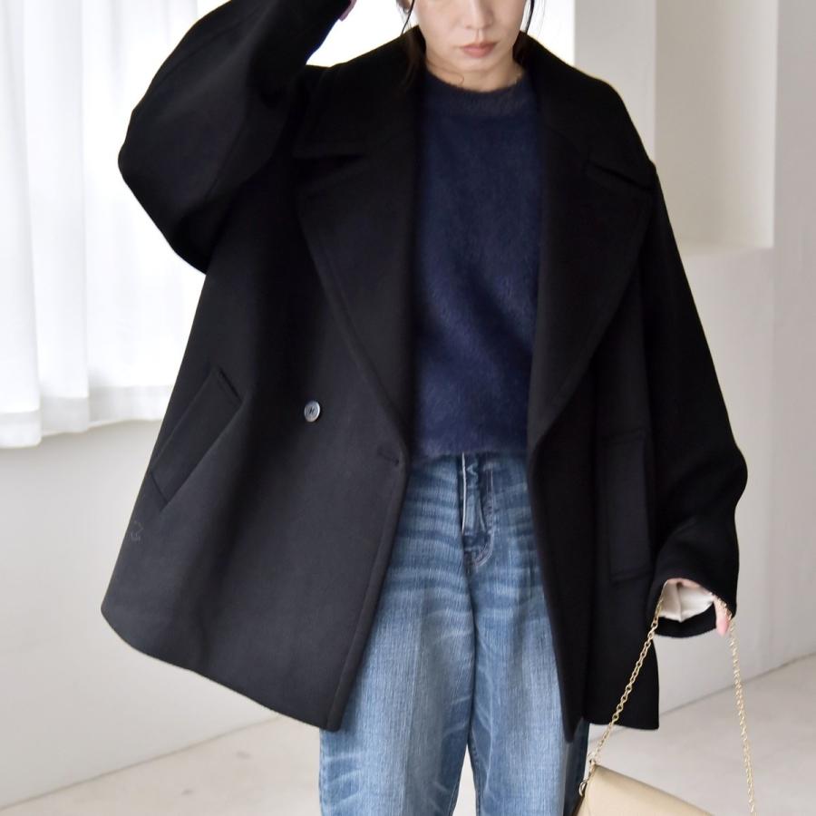 quaranciel quaranciel: PURE WOOL ダブルブレスト テーラード ハーフ