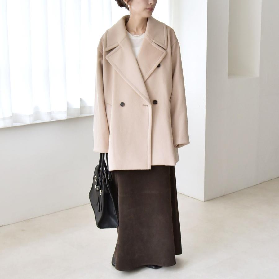 quaranciel quaranciel: PURE WOOL ダブルブレスト テーラード ハーフ