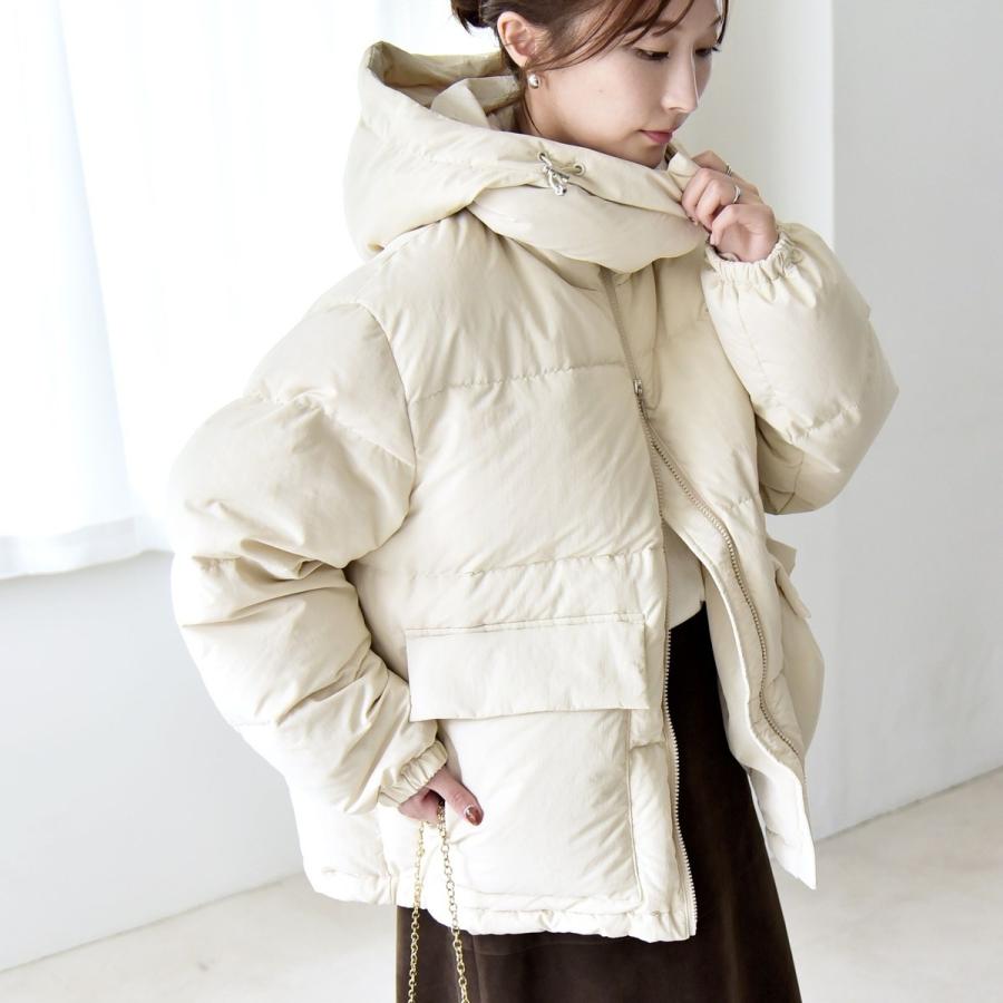 quaranciel quaranciel: フーディー ＆ ハイネック 2way ショート