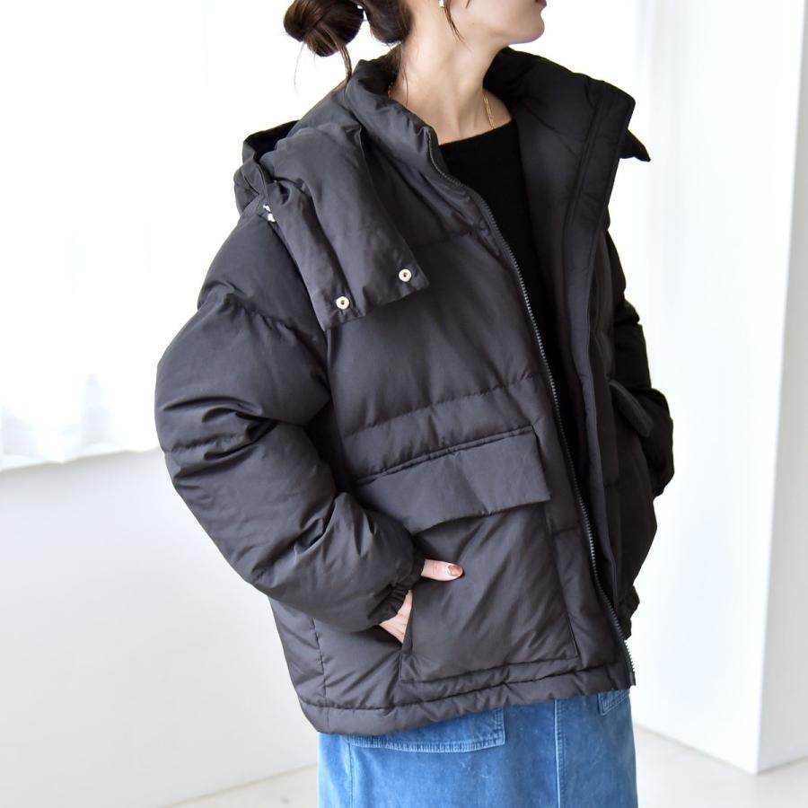 quaranciel quaranciel: フーディー ＆ ハイネック 2way ショート