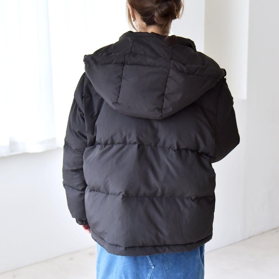 quaranciel quaranciel: フーディー ＆ ハイネック 2way ショート