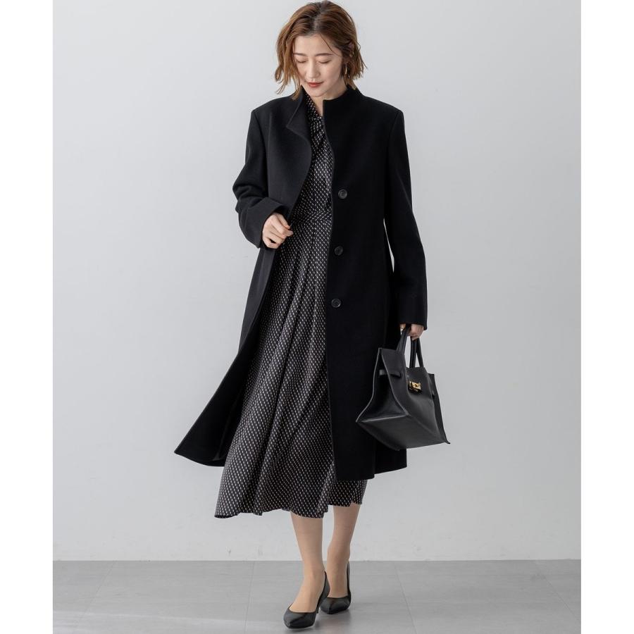 23区（ニジュウサンク） ウールカシミヤビーバー スタンドカラー