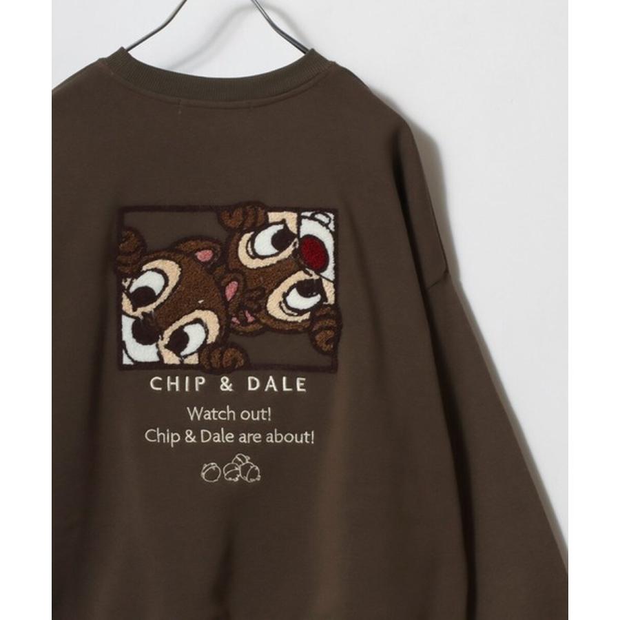 洗濯済) チップとデール チップ ブラウン 裏起毛パーカ トレーナー  長袖 Amazon.co.jp: チップとデール パーカー オーバー トレーナー