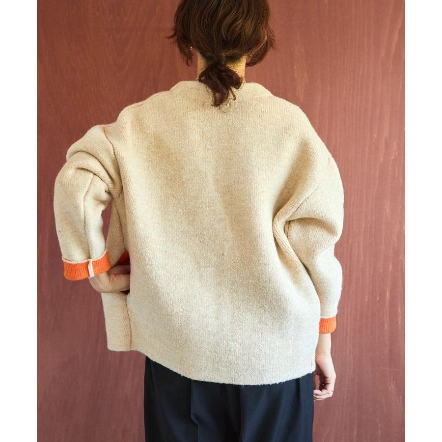 AMERICAN HOLIC（アメリカンホリック） VネックWフェイスニット