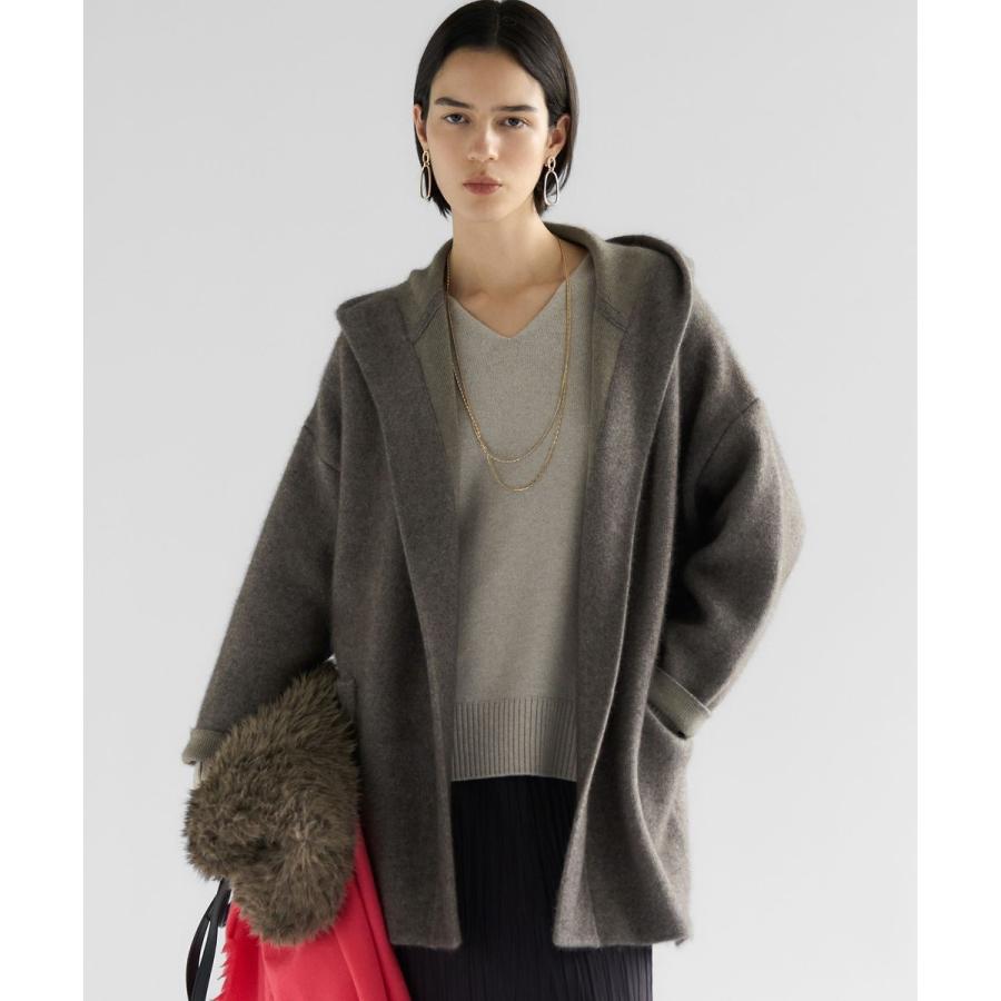 23区（ニジュウサンク） 【洗える】ラクーンブレンドダブルフェイス  