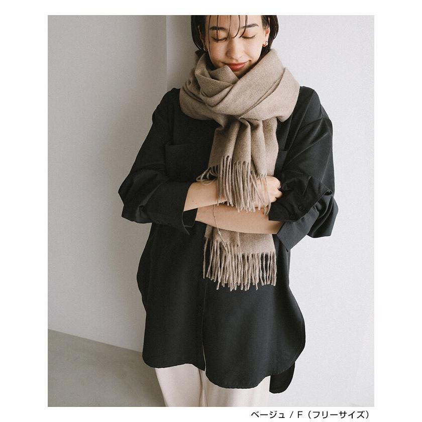 カシミヤ 大判ストール 100% 内モンゴル産 65×180cm evernavy エバー
