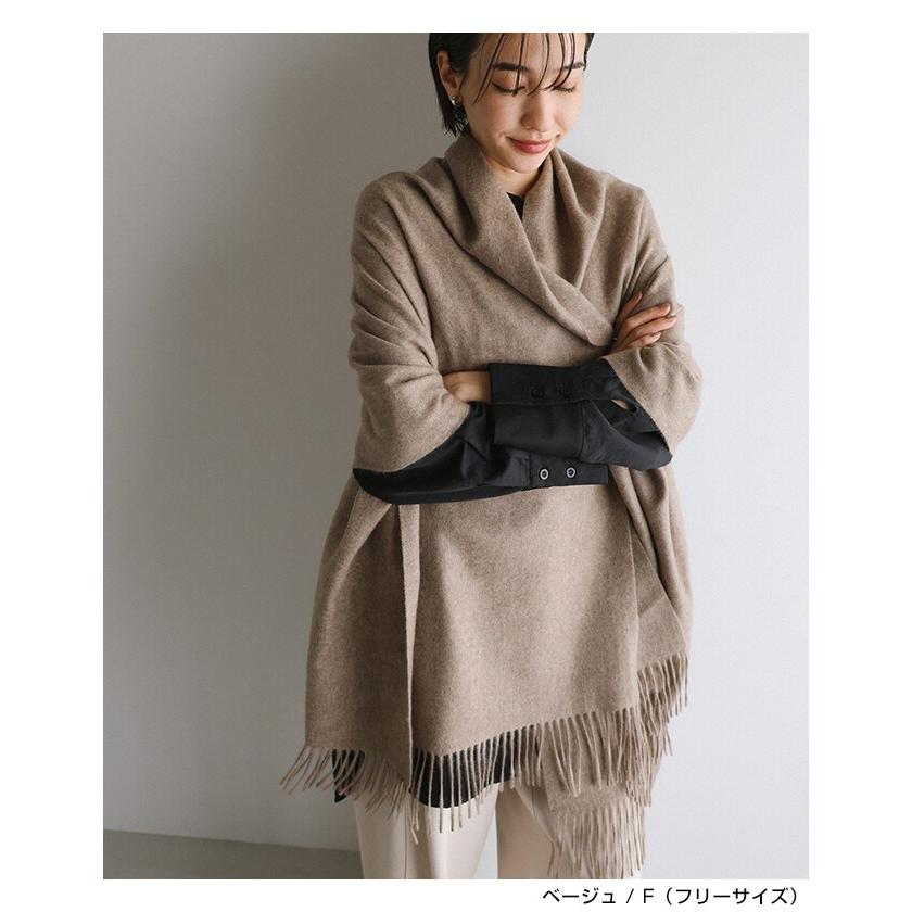 カシミヤ 大判ストール 100% 内モンゴル産 65×180cm evernavy エバー