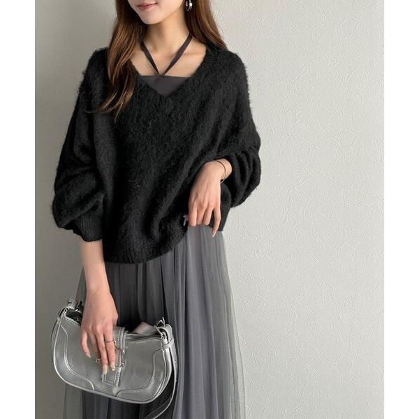 2025AW新作】褒められワンピ♪マルチwayニット×チュールワンピース