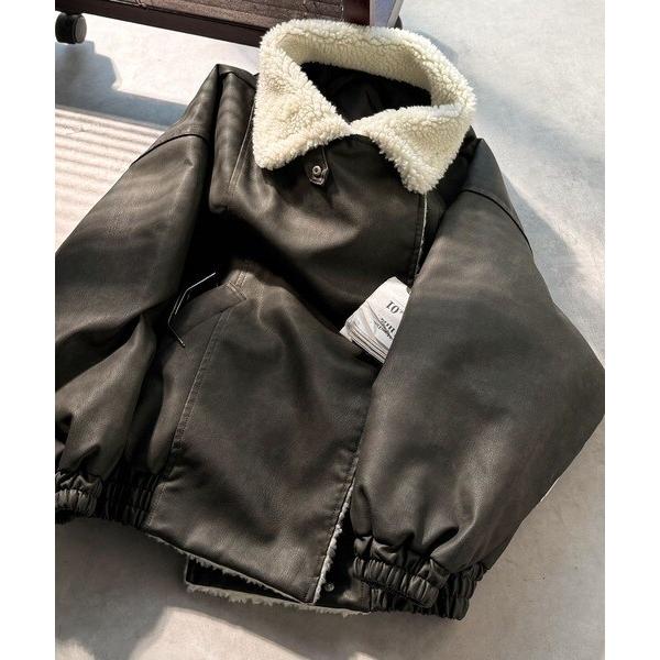 2025AW新作【Classical Evon】ヴィンテージ加工ライダースボア