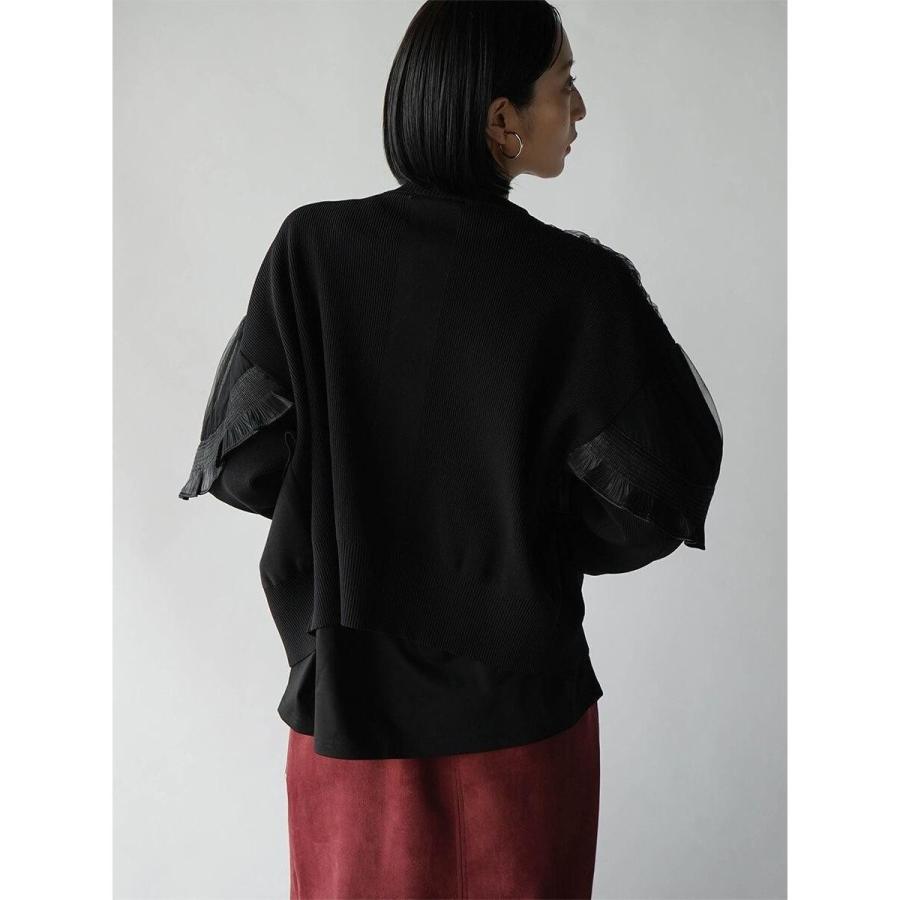 RADIATE（ラディエイト） シャーリングフリルニットブルゾン : マルイ