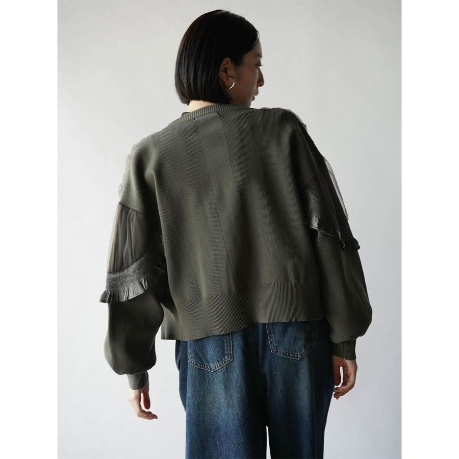 RADIATE（ラディエイト） シャーリングフリルニットブルゾン : マルイ