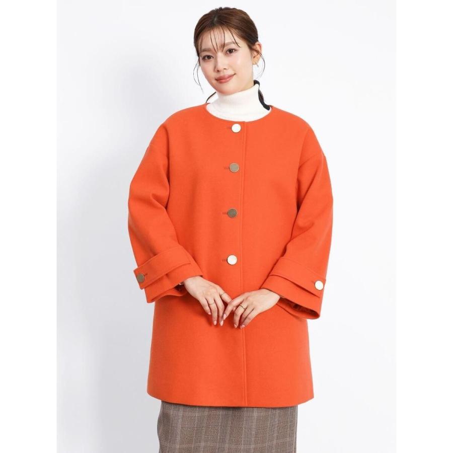 FENNEL（フェンネル） ゴールドボタンノーカラーコート : マルイ(丸井