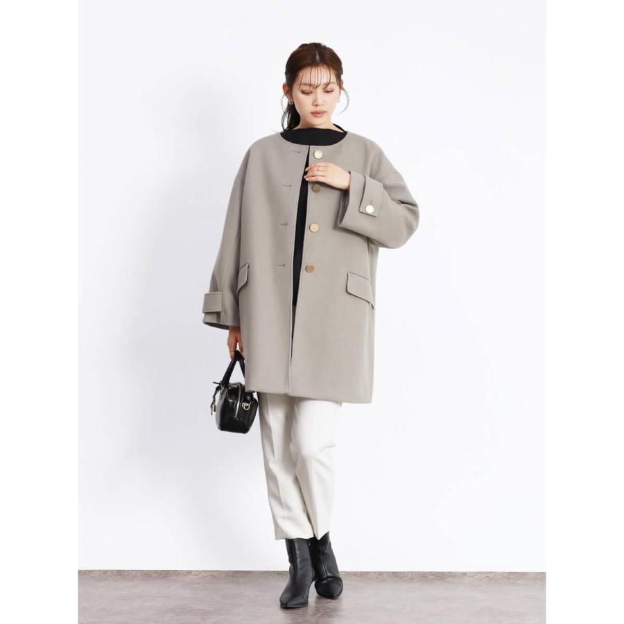FENNEL（フェンネル） ゴールドボタンノーカラーコート : マルイ(丸井