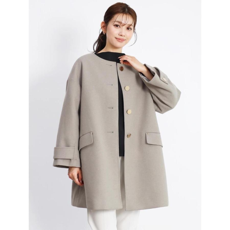 FENNEL（フェンネル） ゴールドボタンノーカラーコート : マルイ(丸井