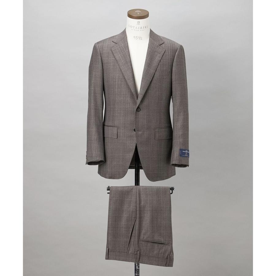 【ZEGNA/ゼニア】エレクタ スーツ(ブラウンチェック)の画像