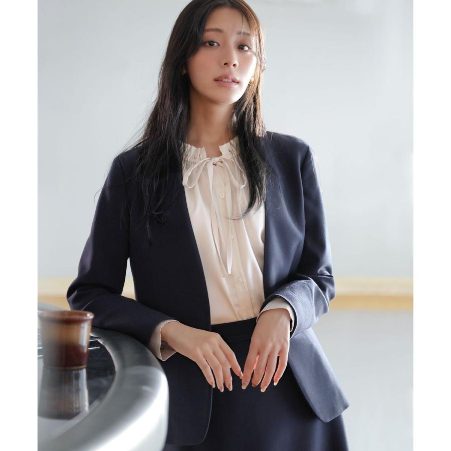 ANY SIS（エニィスィス） ビューティサーモ2WAYストレッチ ノーカラー