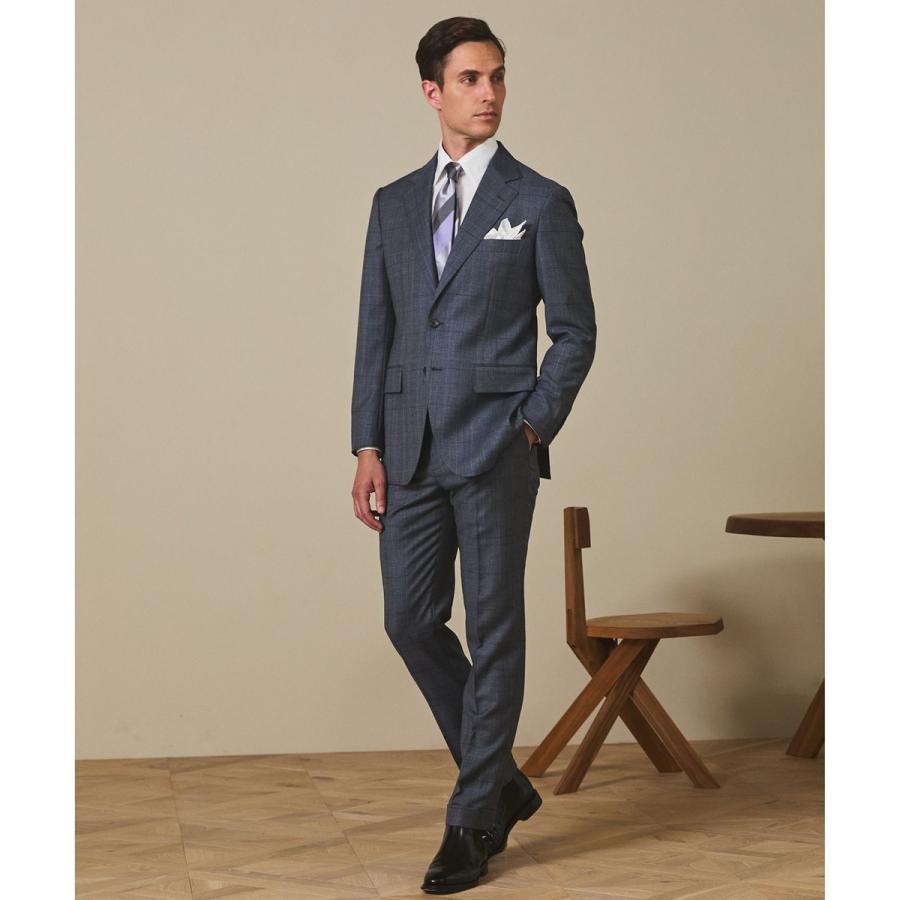 【ZEGNA/ゼニア】エレクタ スーツ(サックスブルーチェック)の画像