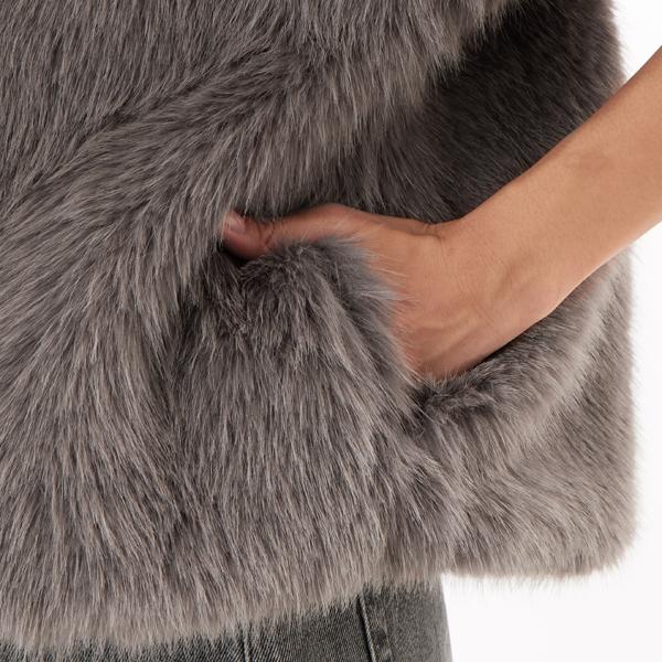 PREFERIR（プレフェリール） シャギーショートコート ファーブルゾン