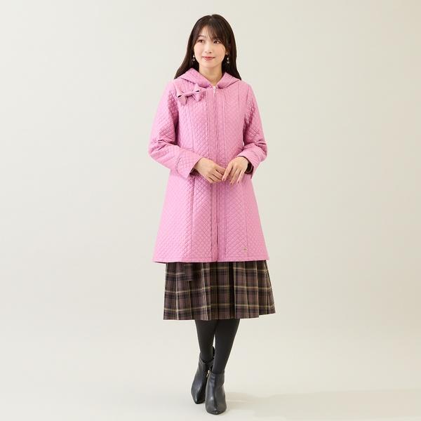 ローズティアラ（Rose Tiara）/【M−StyleLuxe監修】【リボンクリップ付】キルティングリボンコート Rose Tiara（ローズティアラ） 【M-StyleLuxe監修】【リボンクリップ付