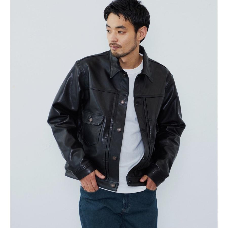 EDWIN（エドウィン） シープスキン レザージャケット : マルイ(丸井