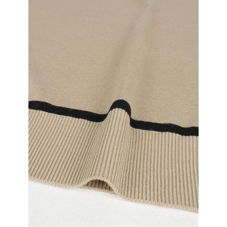 FENNEL（フェンネル） 配色ラインニットプルオーバー : マルイ(丸井