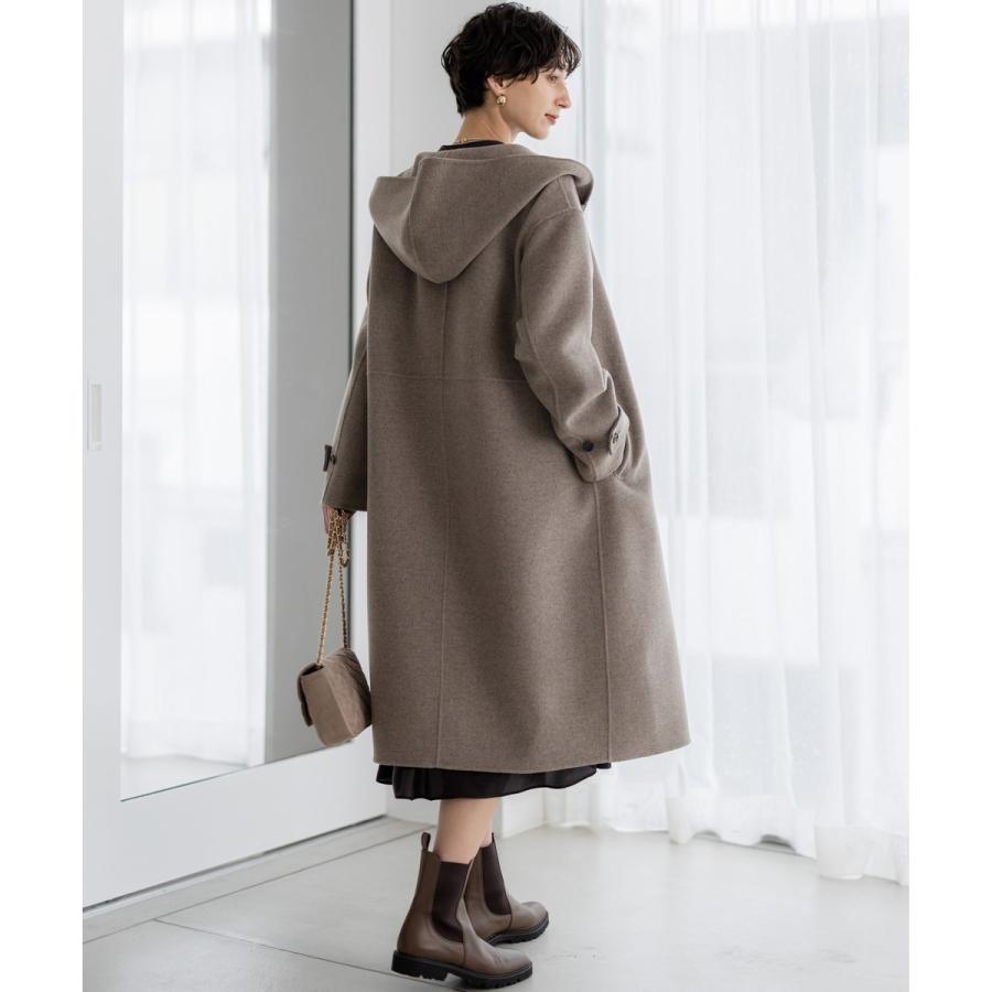 ♡新品タグ付き♡今期新作♡リバーロングコート♡ 23区 【滝沢眞規子さん着用/VERY12月号掲載】MANTECOPureリバー フード