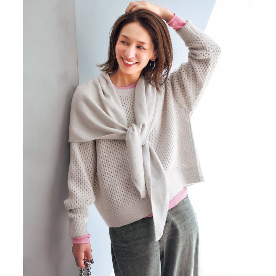 WEB/一部店舗限定】ふわふわニット 三角ストール : マルイ(丸井)Yahoo