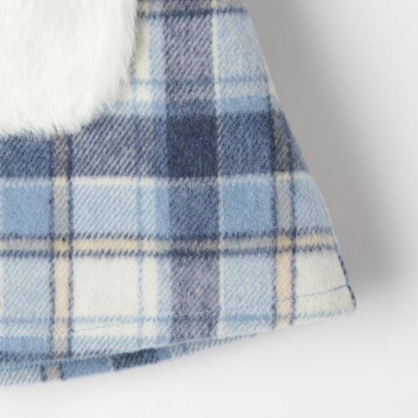 100-150cm】フェイクファーポケットチェック台形スカート : マルイ