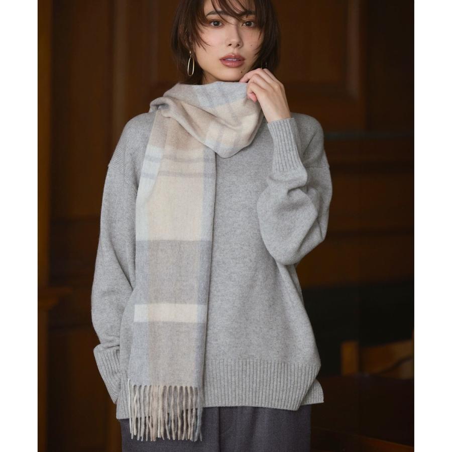 23区（ニジュウサンク） カシミヤ チェック マフラー : マルイ(丸井