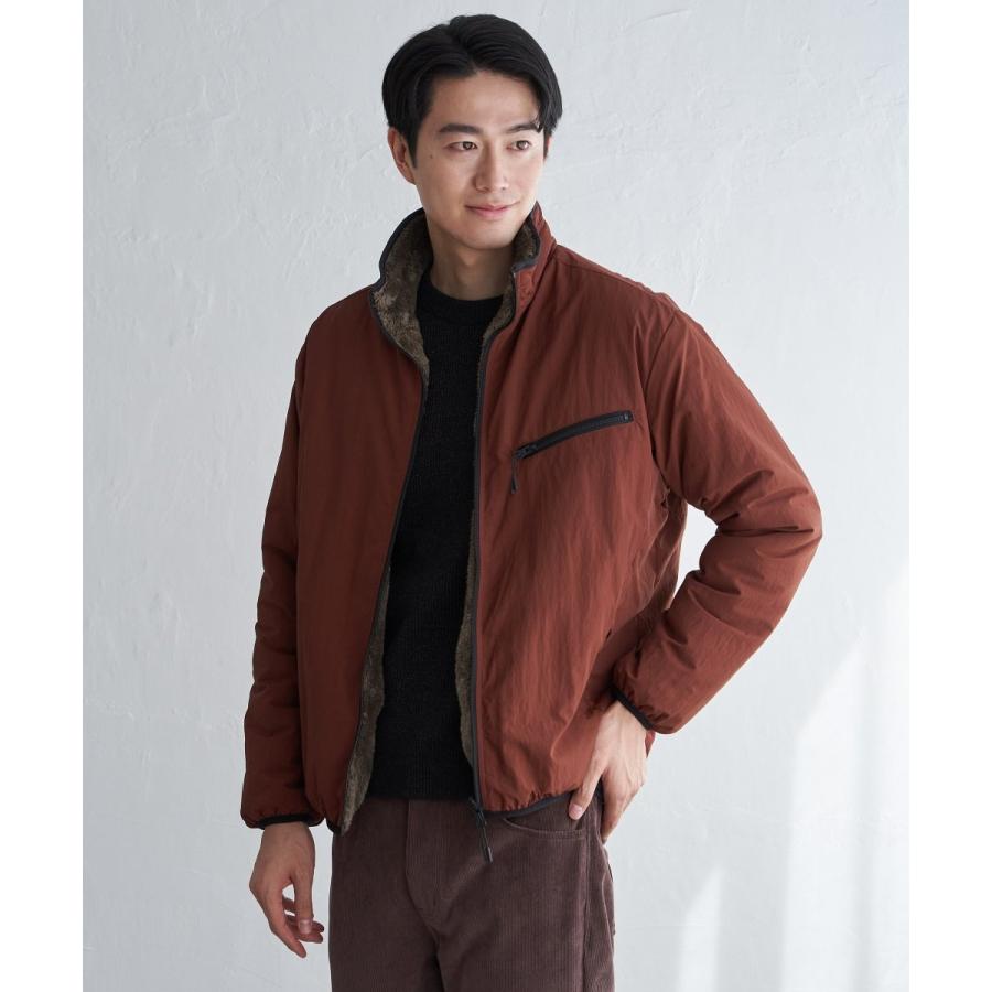 ikka（イッカ） 【2WAY】リバーシブルナイロンフリースブルゾン