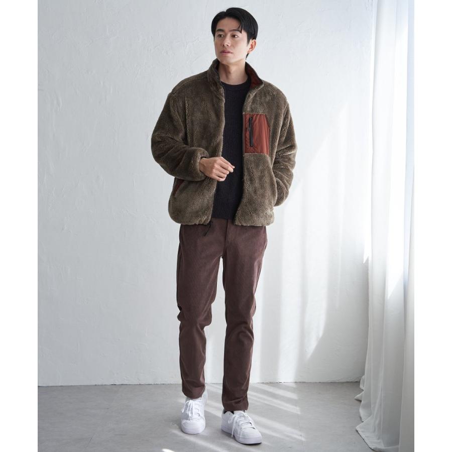 ikka（イッカ） 【2WAY】リバーシブルナイロンフリースブルゾン